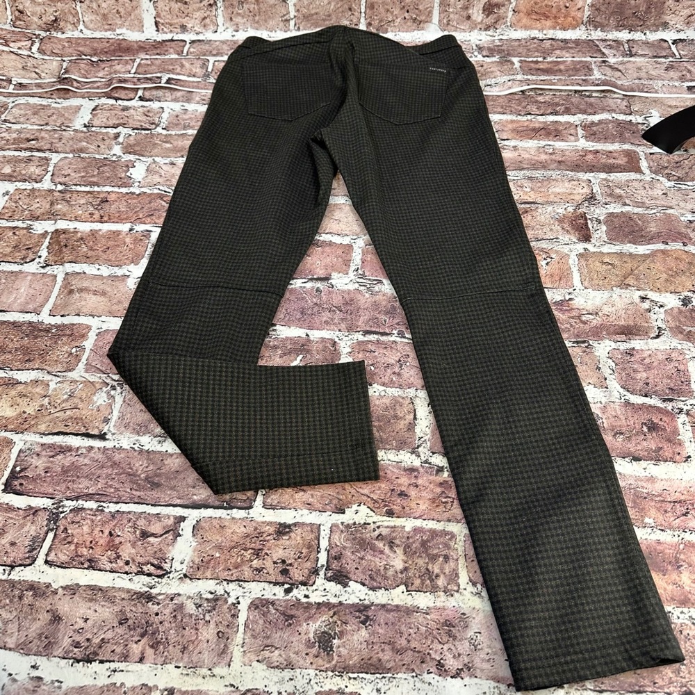 Sanctuary Womens Brown Black Micro Houndstooth Pull On Leggings Pants Size M - Picture 4 of 14
